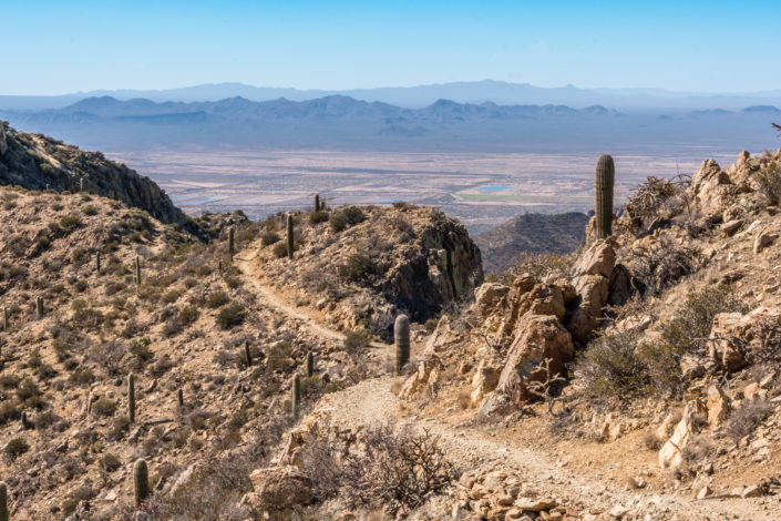 hiking in tucson shot on Sony A6500