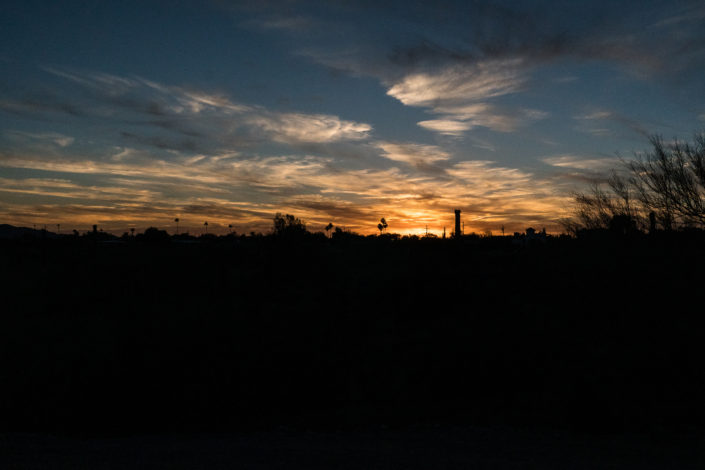Tucson sunset shot on Sony A6500